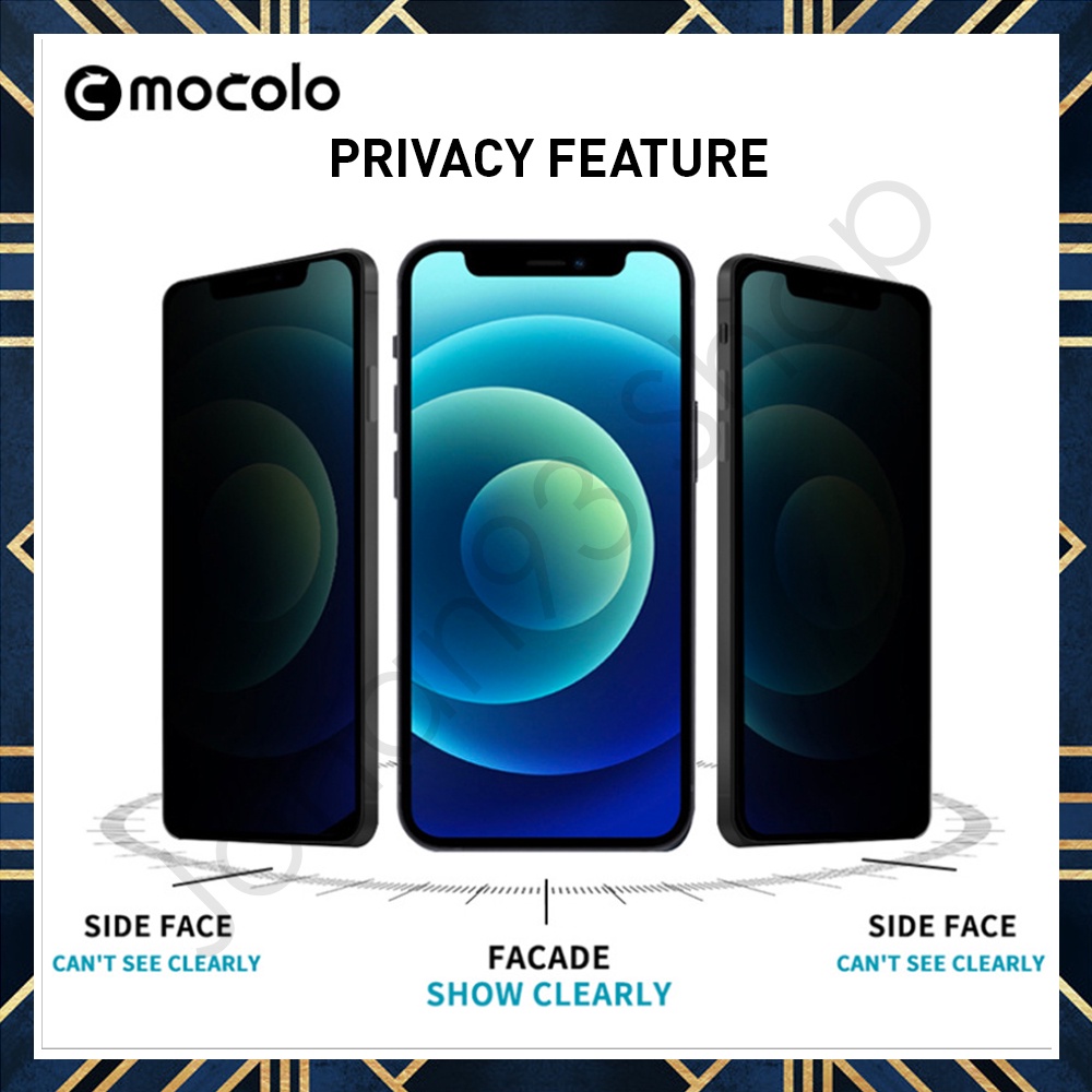 MOCOLO Tempered Glass iPhone 13 / 12 / 11 / Pro / Max / X / XS / XS Max Full TG GLASSFILM/SHIELD-4