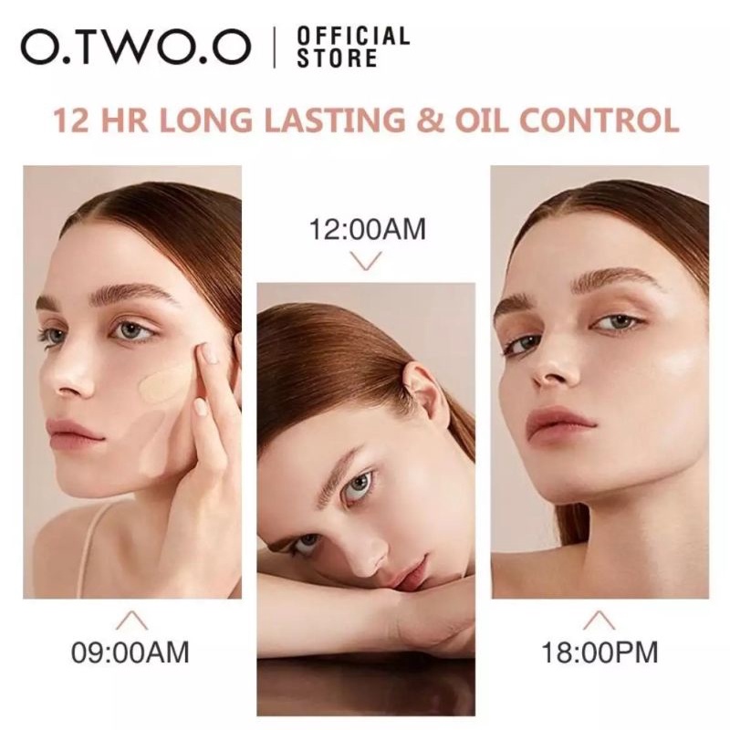 O.TWO.O OTOWOO 3 WARNA FOUNDATION LIQUID FULL COVER ALAS BEDAK LIQUID ORIGINAL ASLI