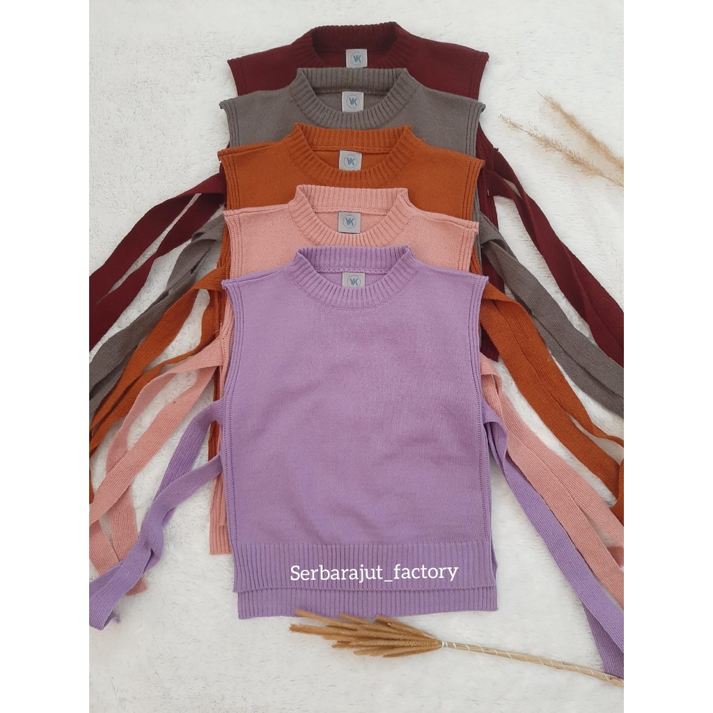 Dalmi Vest Kids/Vest Rajut Anak Perempuan/Vest Kids Knit