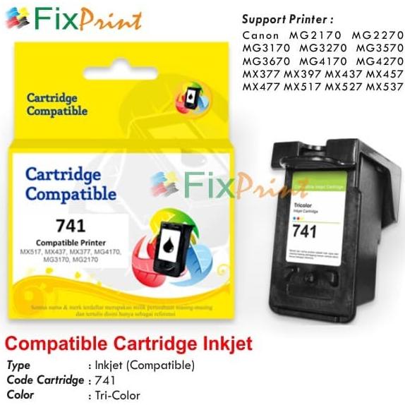 Cartridge Recycle Canon PG740 CL741 740 741 Printer MG2270 MX377 MX397