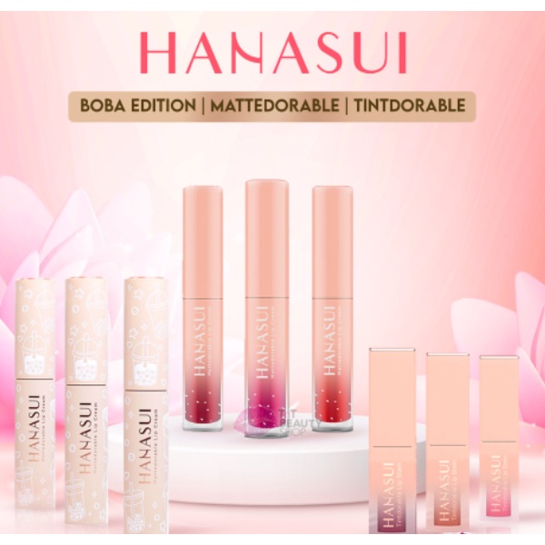 HANASUI MATTEDORABLE LIPCREAM BOBA | TINTDORABLE LIPTINT | Lip Stain