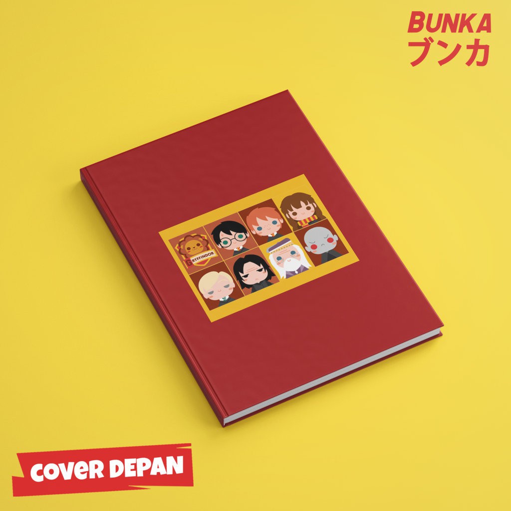 

Notebook Hardcover Film Harry Potter Famous Character Ukuran A5 Buku Tulis Catatan Note Agenda Planner Jurnal Note Book Gift Couple