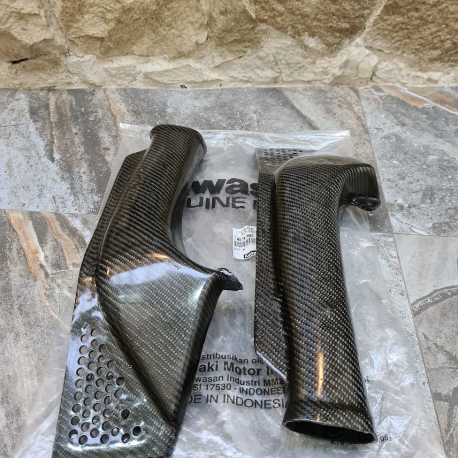 airscoop ninja rr 150 se old duct fairing carbon Fiber kevlar part ori