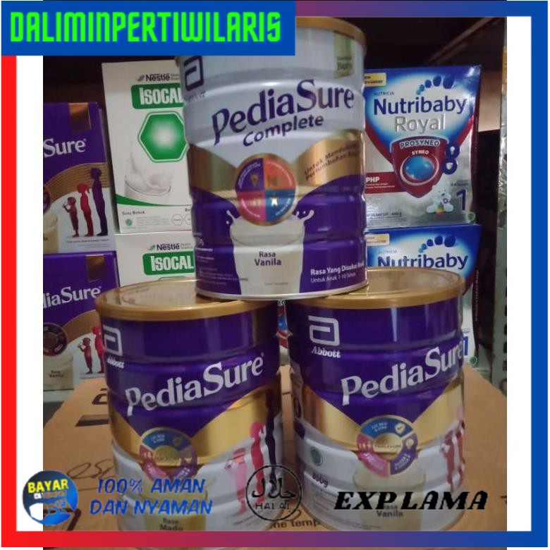 

( BISA COD ) PEDIASURE COMPLETE 850G/ PEDIASURE TRIPLESURE 850GR-Vanilla/Madu TERBAIK [Kode 1|Kode