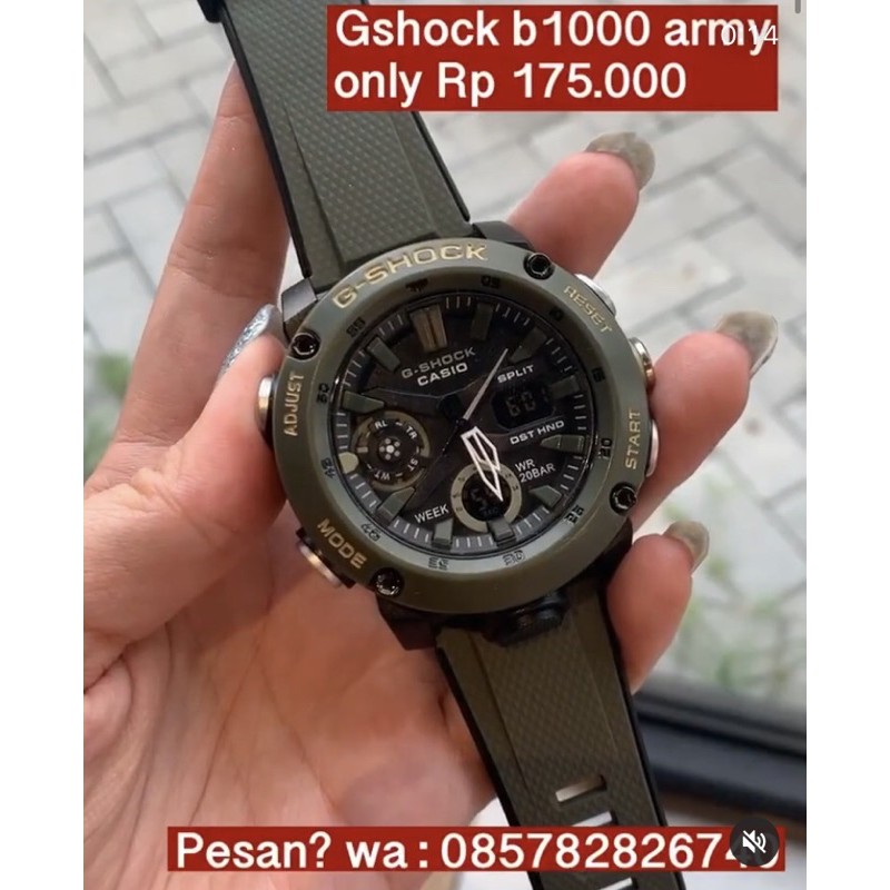 gshock b 1000 premium army