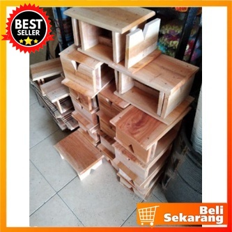 dingklik kursi jongkok kayu / dingklik kayu / kursi kayu / bangku kayu / meja kayu kecil
