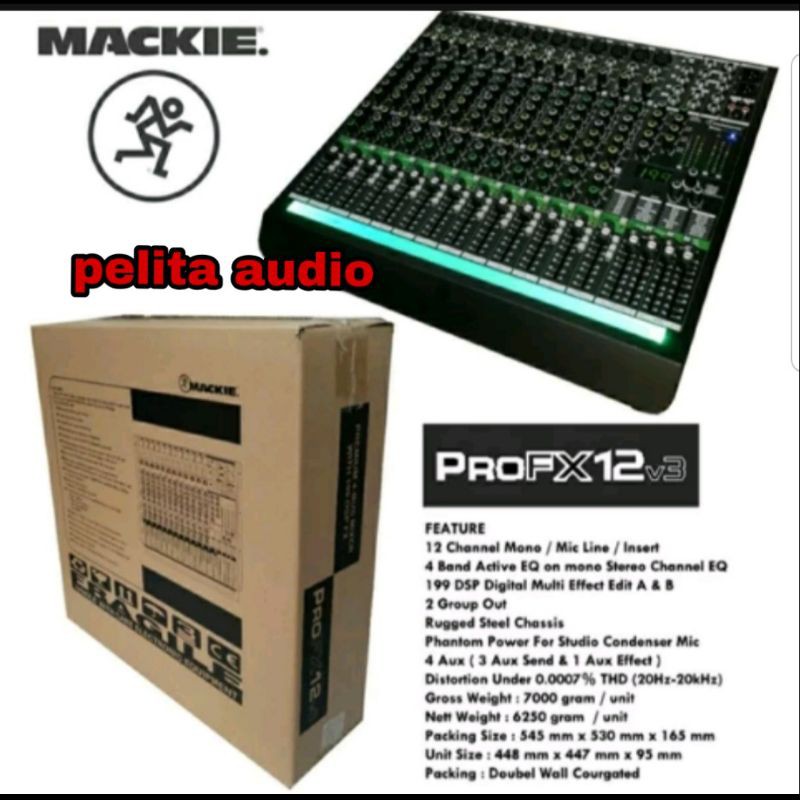 Mixer Mackie Pro FX 12 V3 ( ORIGINAL )