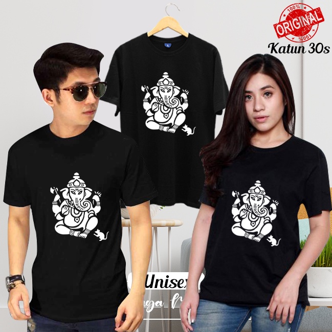 Kaos Baju Hindu Deva Ganesha / Kaos Dewa Kecerdasan / Kaos Keagamaan Hindu Custom UNISEX