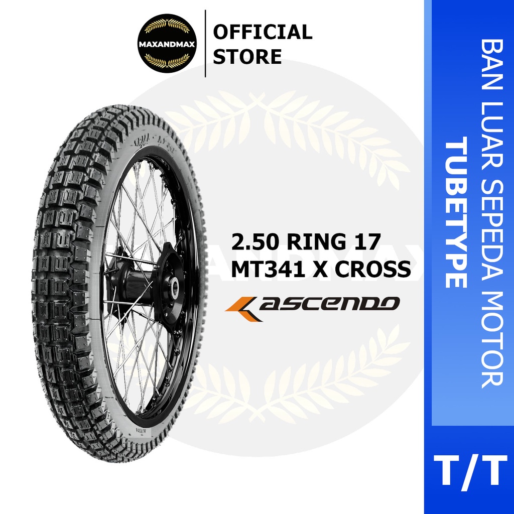 Ban Motor ASCENDO 2.50-17 MT341 X CROSS TRAIL Tubetype Ring 17