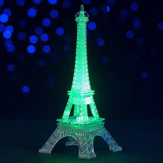 Lampu Tidur Hias Paris LED Romance Eiffel Tower - Dekorasi Pajangan Meja Samping