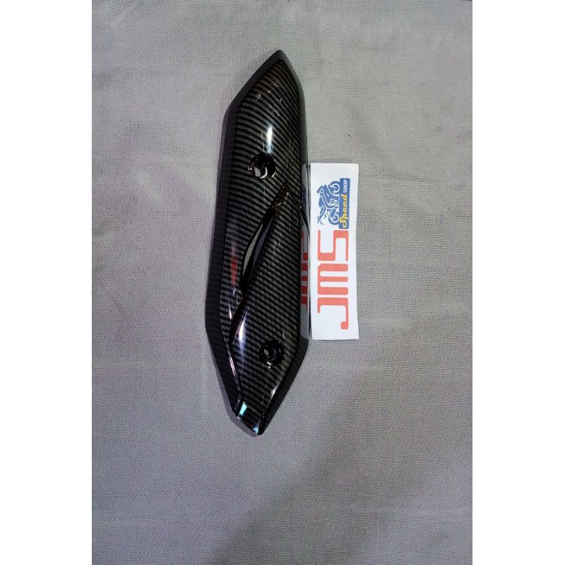 cover tutup tameng carbon karbon knalpot honda beat esp fi new zoro