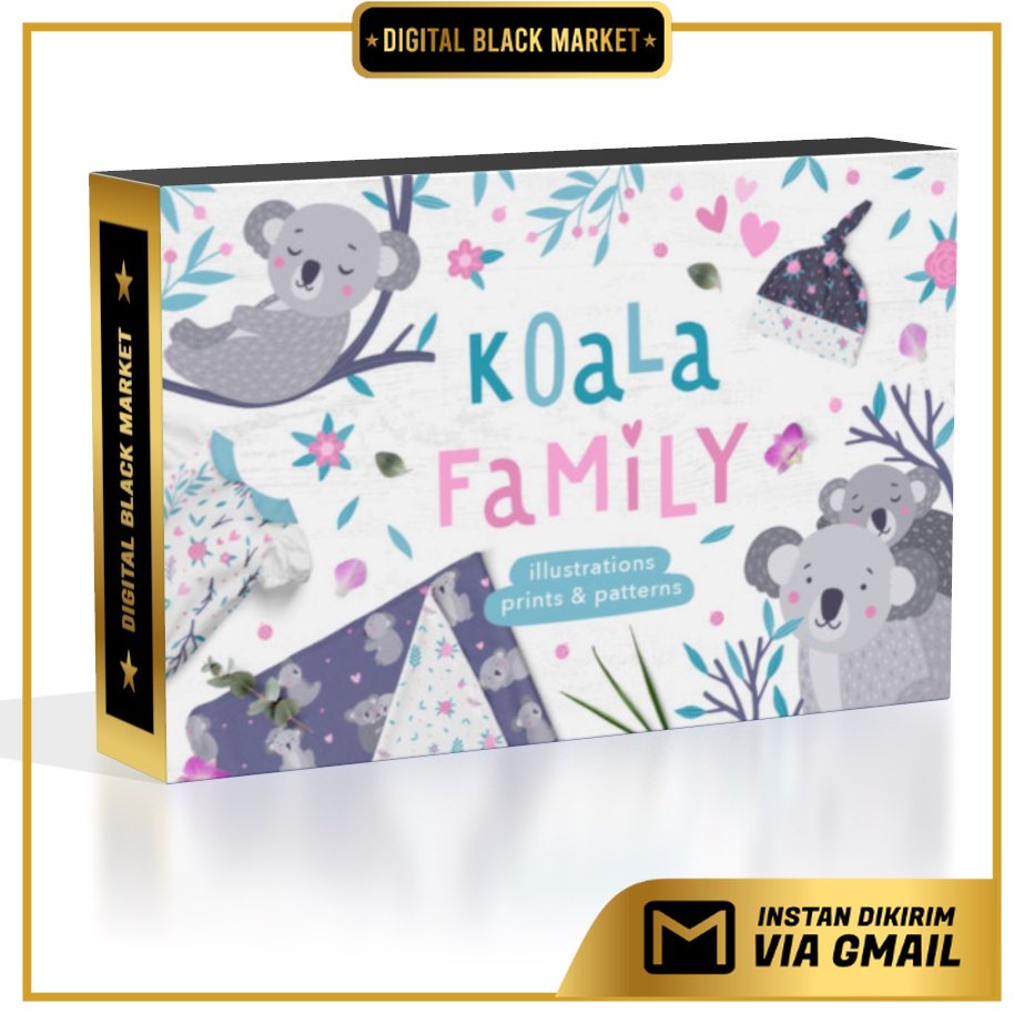 Koala Family Illustrations