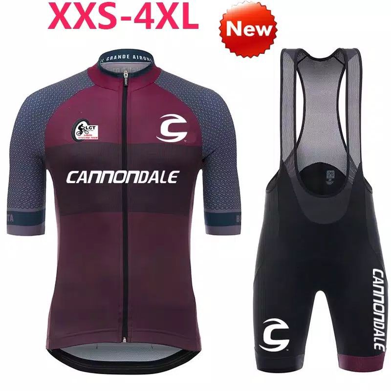 Setelan Jersey pria roadbike, MTB Cannondale