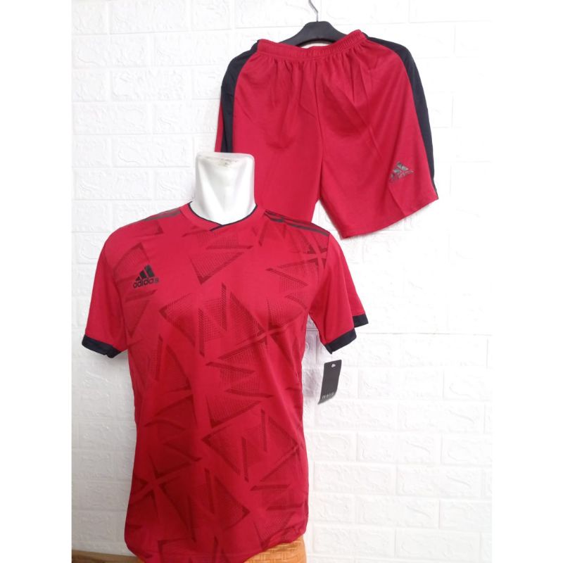 jersey olahraga remaja dewasa cocok untuk cewek/cowok model adidas wajik baju futsal voly tenis badminton sepak bola volley