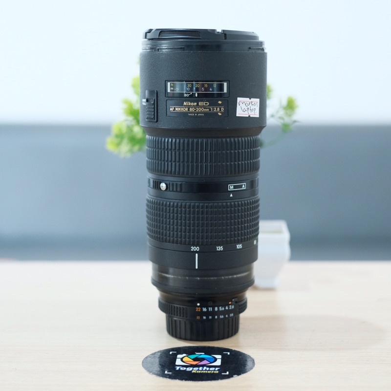 lensa telle nikon afd 80-200mm f2.8D second termurah terbaik bokeh parah