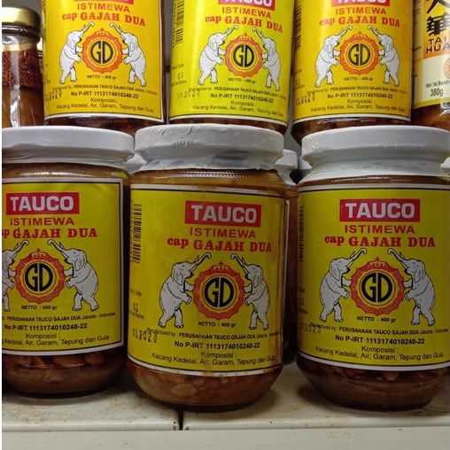 

Tauco Istimewa Cap Gajah Dua 400 gr
