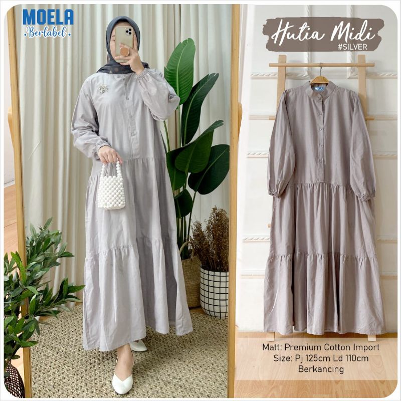 Ori Moela Midi dress jumbo sosia hutia cilsi Midi dres