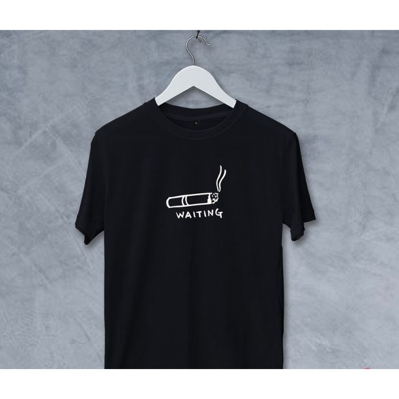 kaos udud / kaos distro pria / kaos waiting udud