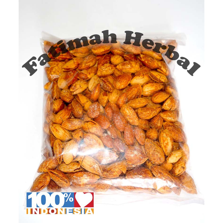 

Almond Roasted (panggang) in Shell -Kacang almond dengan kulit-250 gr