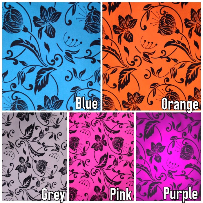 Kain Beludru / Bludru Sofa / Jok / Kursi Motif Bunga Kembang - Karina ~ yst400