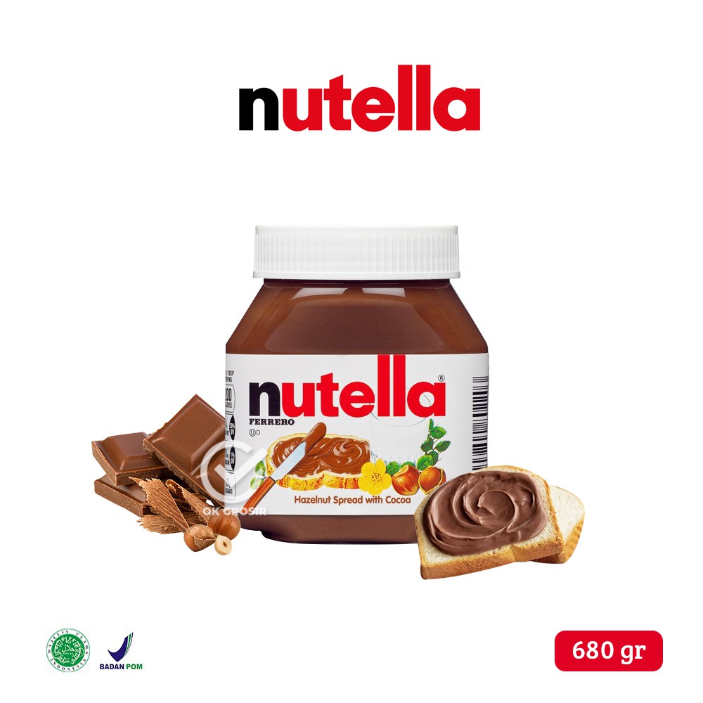 

Nutella Chocolate Hazel Spread [680 gr] KHUSUS JNT, GOSEND, & GRAB