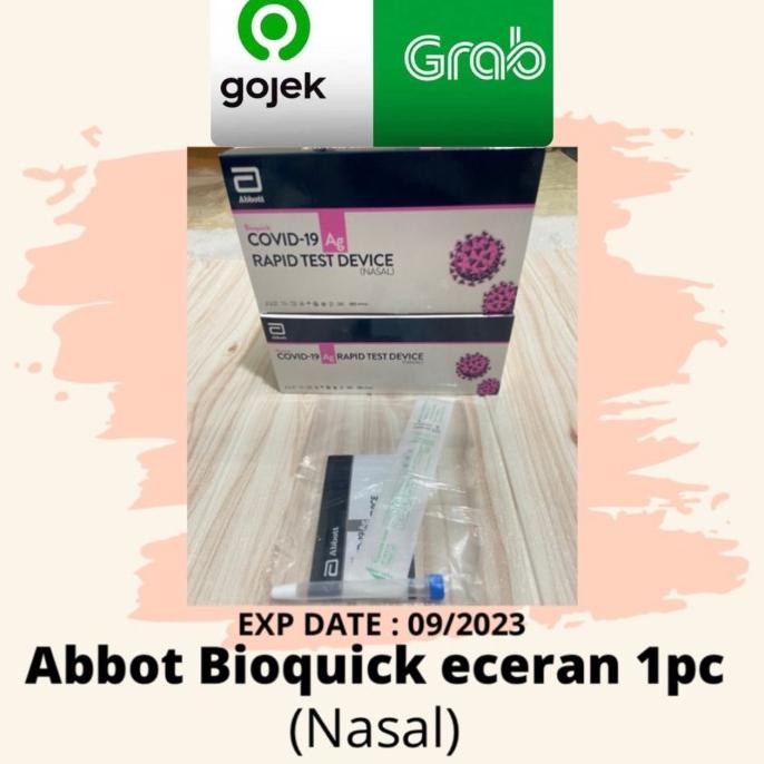 Abbot Test Swab Antigen Abbott Nasal Bioquick 1pcs Rapid Antigen