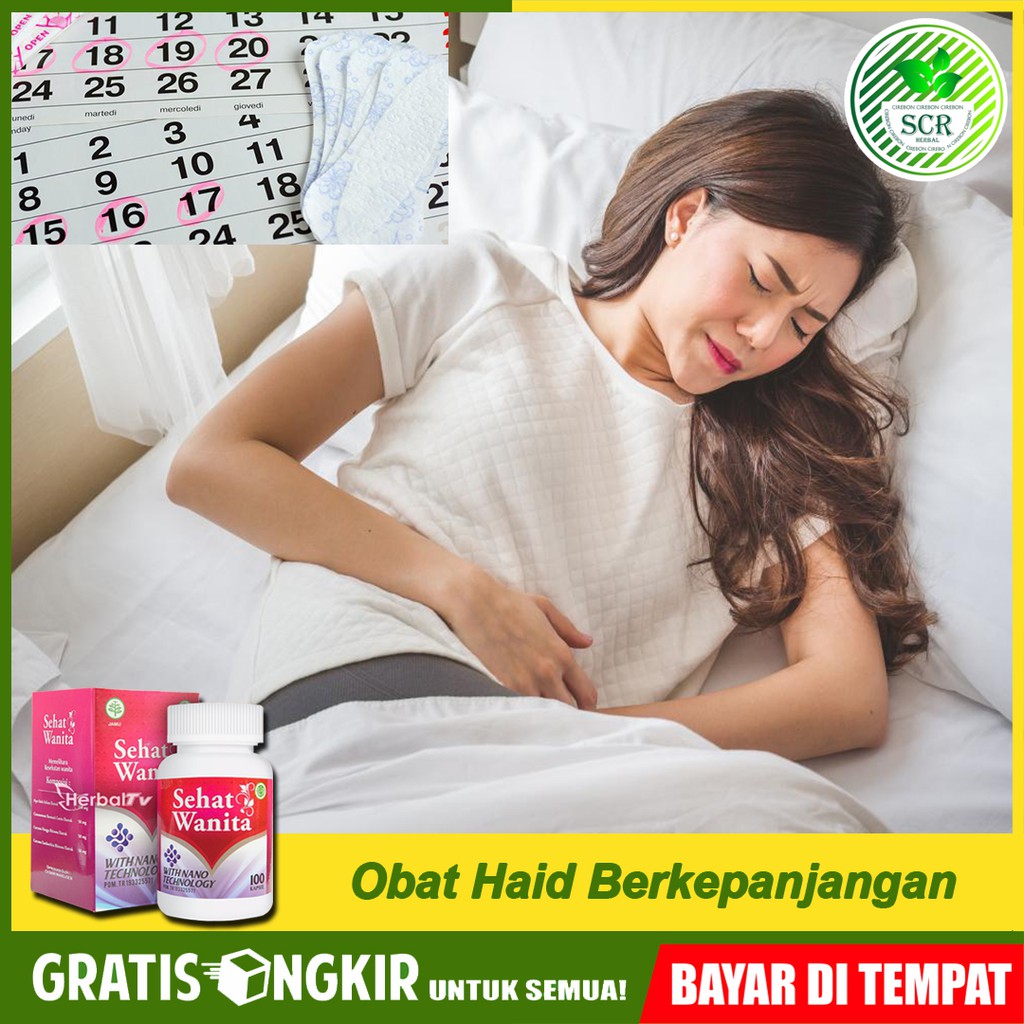 Obat Haid Berkepanjangan, Haid Tidak Normal Yang Aman Sehat Wanita Kapsul Original Bisa COD