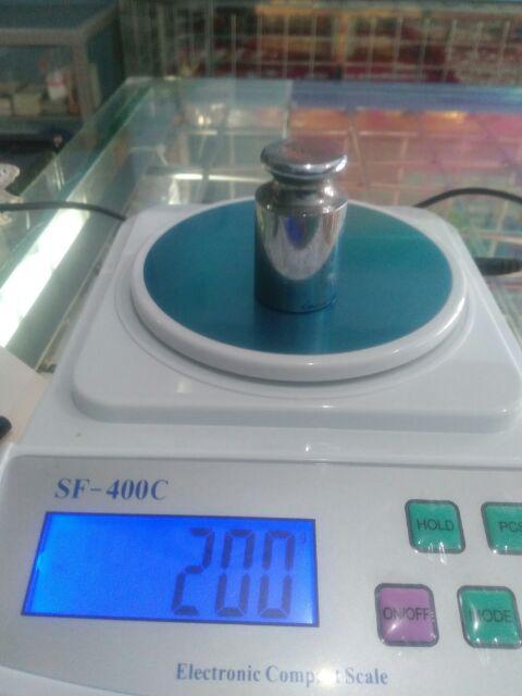 Timbangan Digital Akurasi 0.01g. Max 500g - Portable Scale Dapur Masak Obat Bumbu Emas Berlian