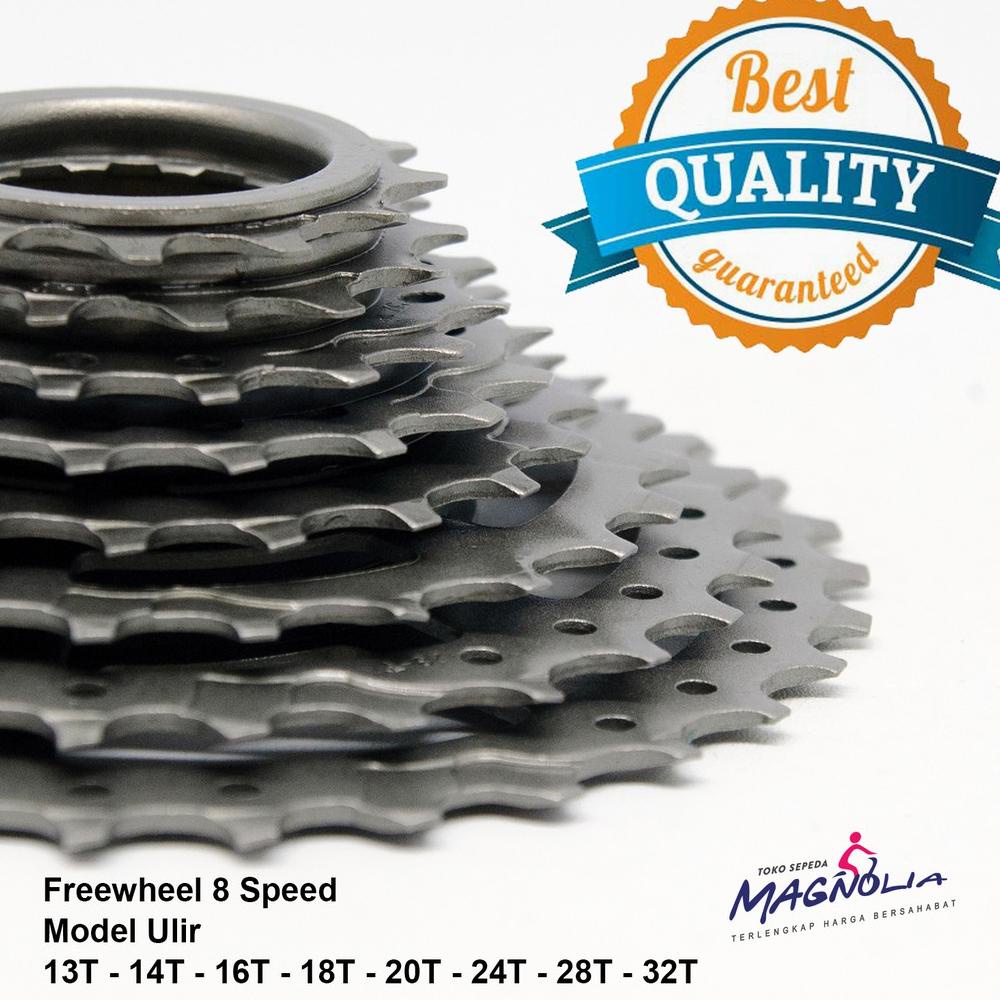 [[BISA COD]] Sproket 8 Speed Freewheel Sprocket Gir Gear 8 Speed Sepeda Belakang Drat Ulir MTB Gunun