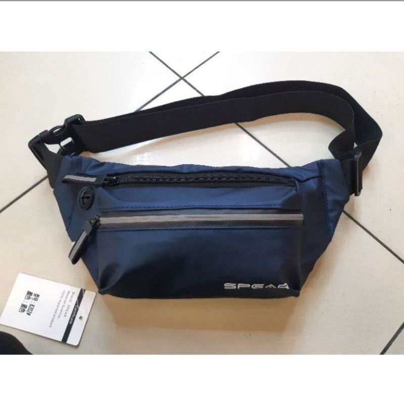 WB Tas Selempang/Tas waist bag Import /Tas sling Bag Sporty Outdoor Spear (waterproof)