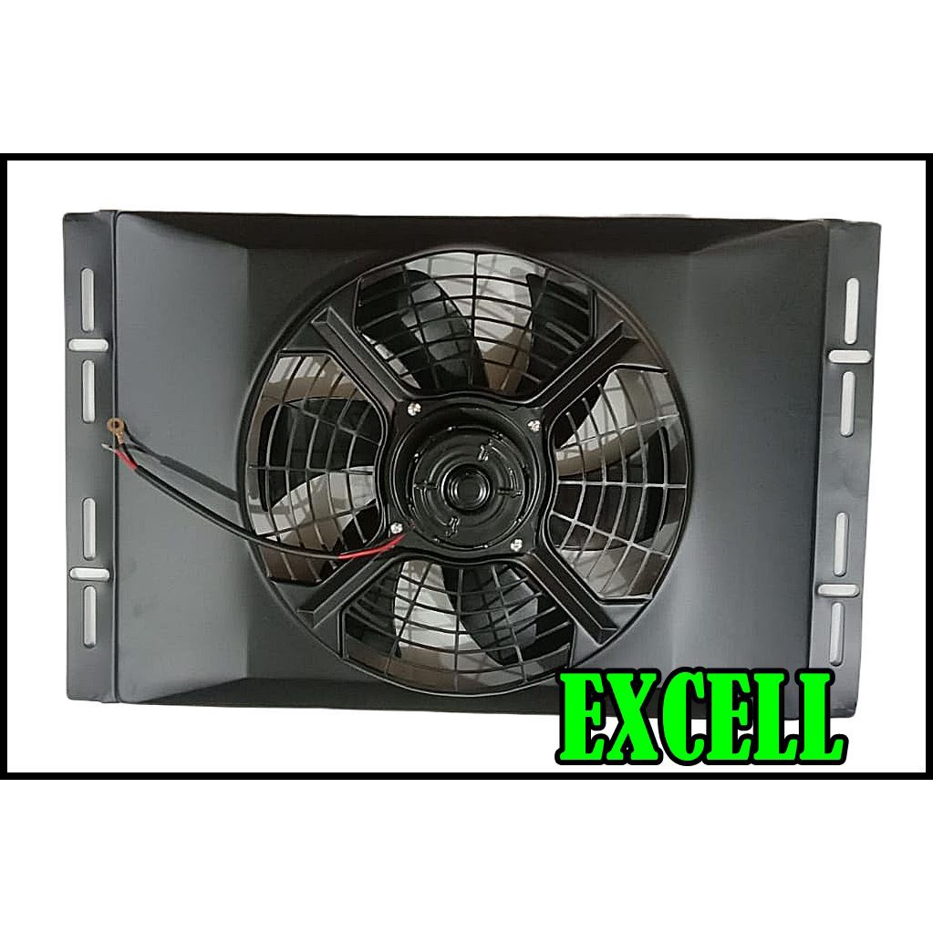 Extra Ekstra Fan Kipas Condensor Kondensor 14x23 Single Assy Universal Elf Minibus L 10 Inch 12v 24V