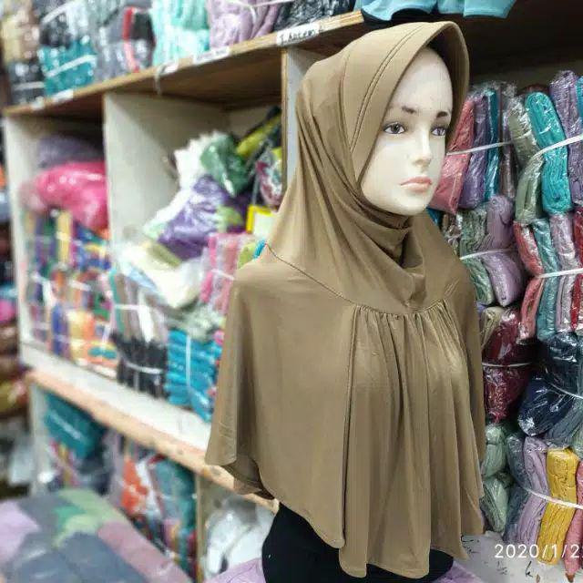 BERGO SNADA KCB / JILBAB SPORTY / HIJAB INSTANT PART 1-Mocca