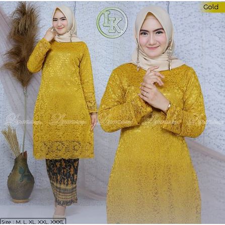 set kebaya tunik lengan tundak berkualitas