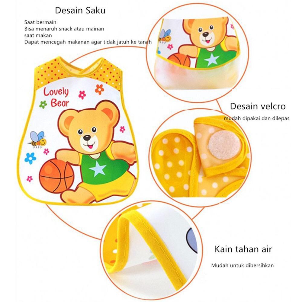 SLABBER BAYI PLASTIK TATAKAN ILER CELEMEK BAYI WATERPROOF