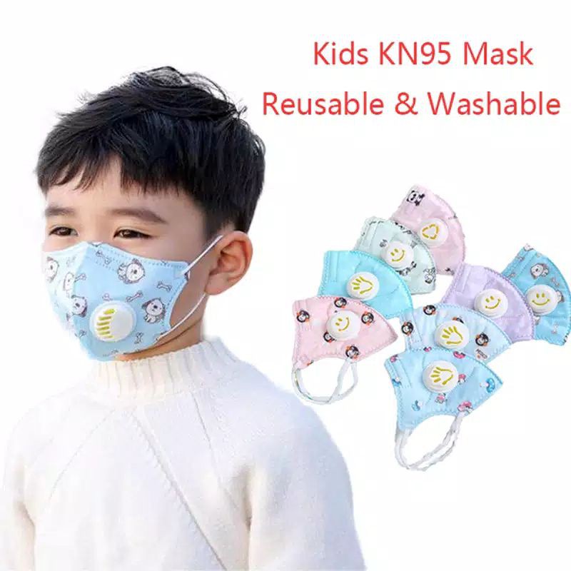 MASKER ANAK COWOK CEWEK UNISEX KN95 BISA DICUCI