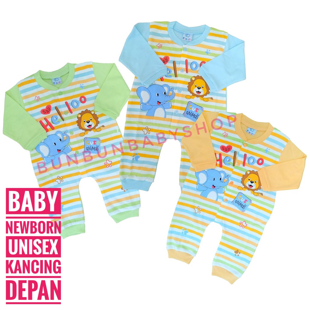 Jumper Bayi Baju Baby Jimsuit Perlengkapan Baru Lahir Newborn Romper Pakaian Murah Tebal Lucu Unisex