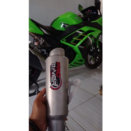 silencer proliner ninja250fi silincer knalpot proliner ninja250f slincer slip on.