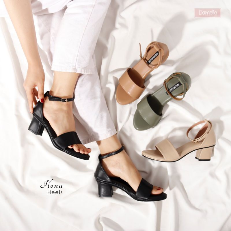 Damelia Ilona Heels Wanita Melstore