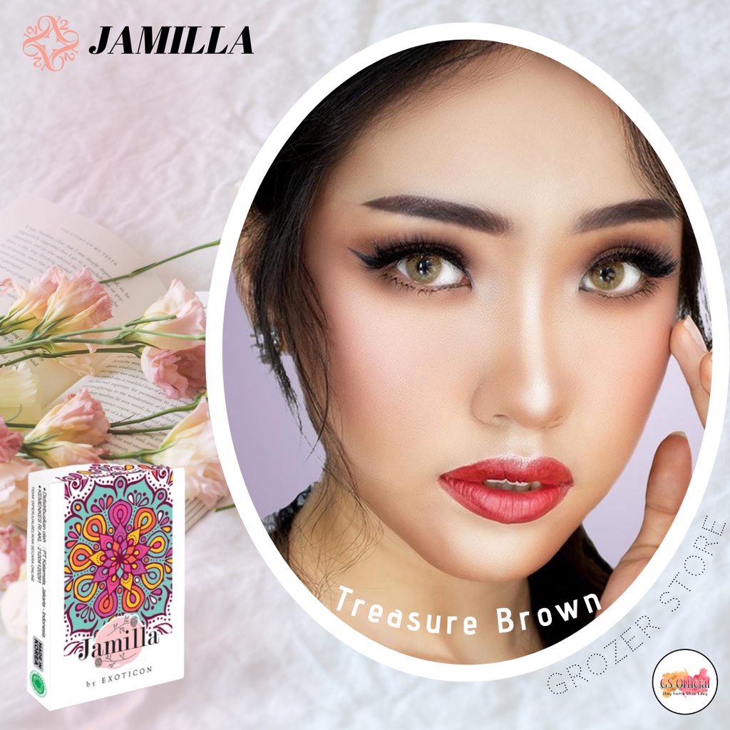 SOFTLENS X2 - JAMILLA MINUS ( - 3.00 SD - 6.00 ) DIA. 14.50mm | BLUE | GREEN | BROWN | GREY | FREE LEN CASE