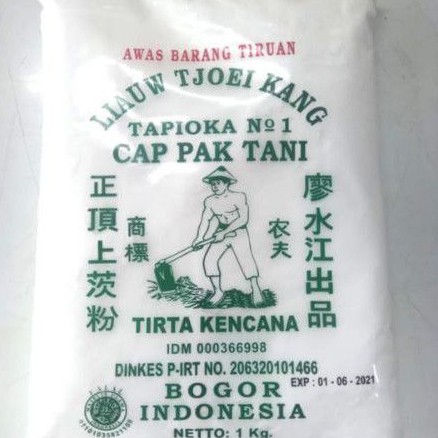 TEPUNG TAPIOKA LIAUW TJOEI KANG 1KG / SAGU TANI