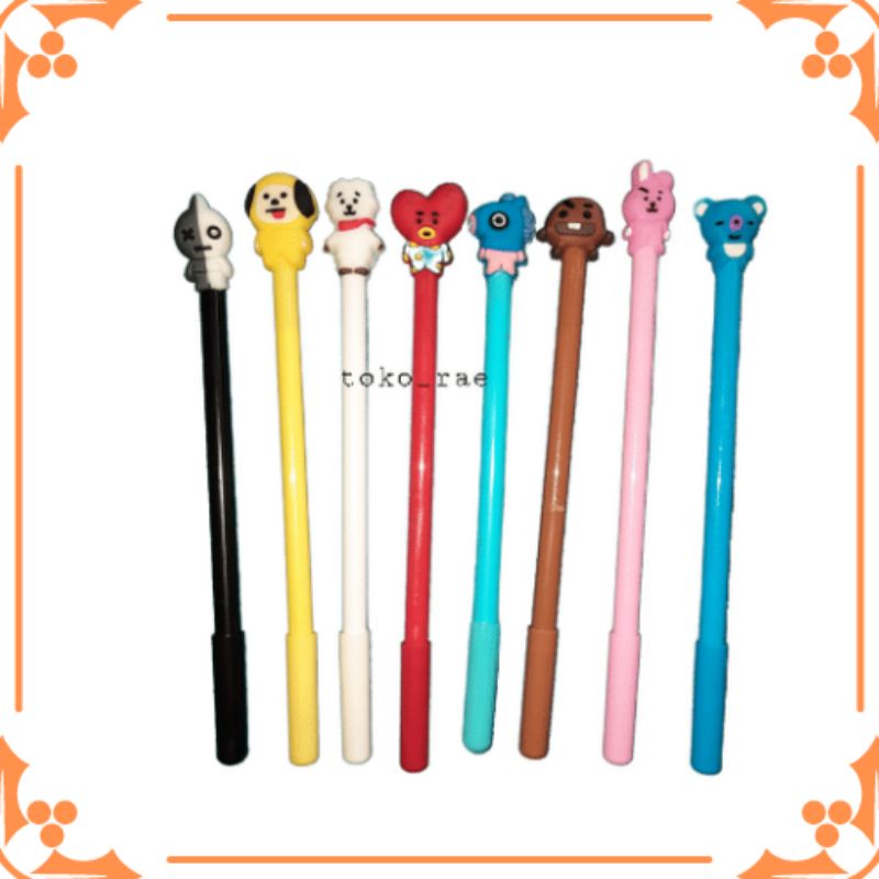 

BT21 Pulpen Ballpoint Pena Pen Gel Karakter Cartoon