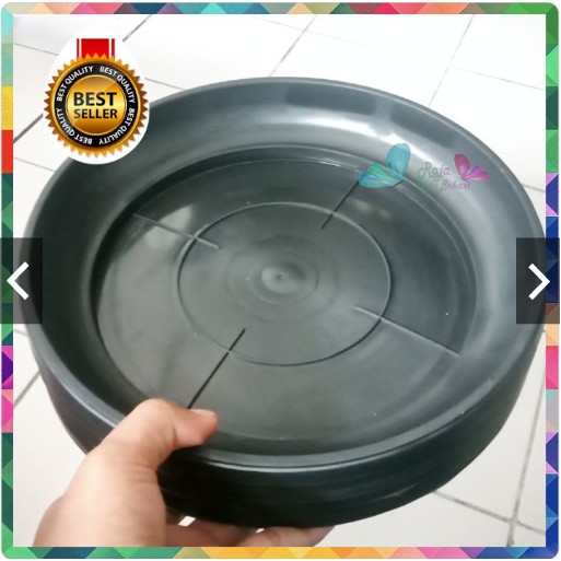 Tatakan Pot 35 Hitam Bp Gl Gbl Bp Nkt Untuk Pot 35cm alas pot bunga polos besar murah bagus