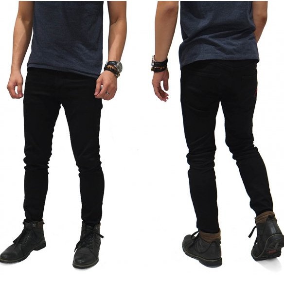 Celana jeans panjang stretch ngaret