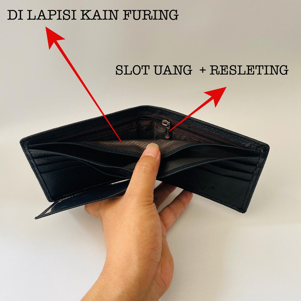 Dompet Kulit Asli IMPERIAL Logo Besi Gratis Box Terbaru