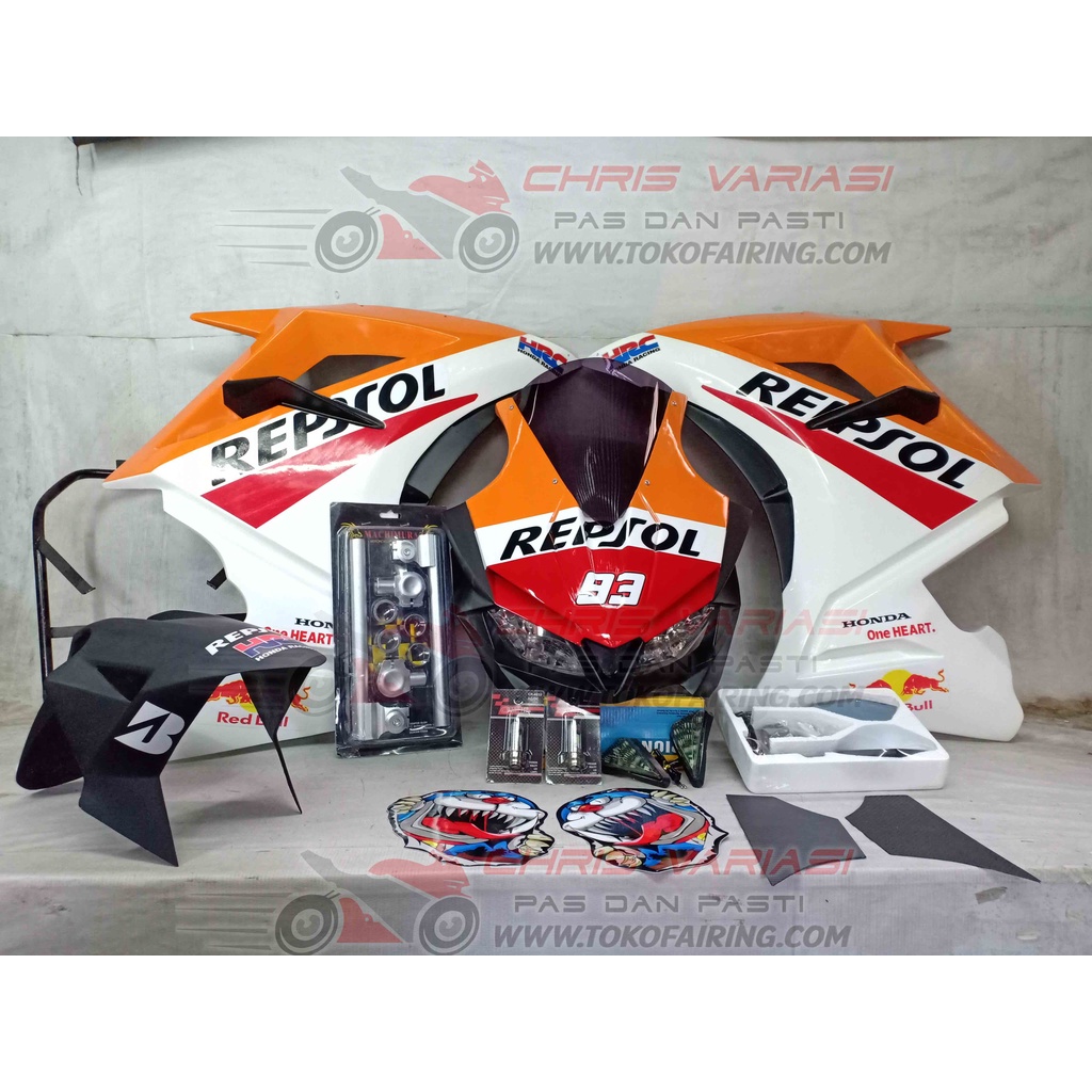 Full Fairing Model CBR 150 untuk CB 150R New dan OLD, bisa digunakan Universal semua motor