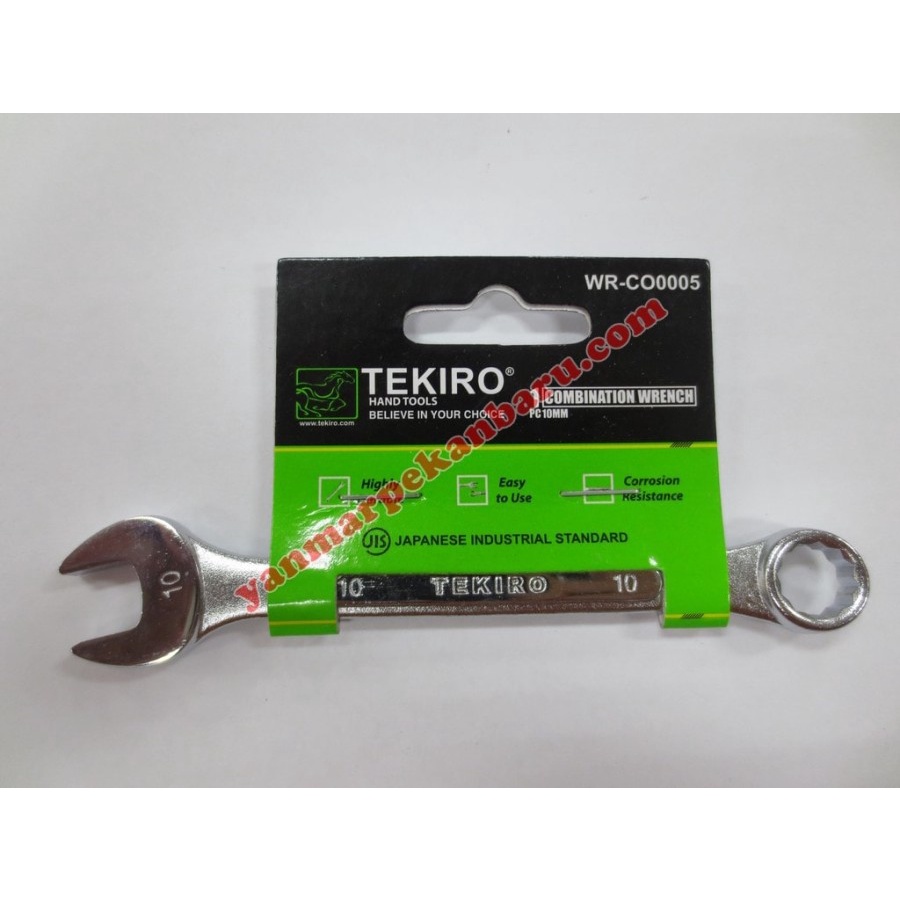 TEKIRO COMBINATION WRENCH / KUNCI RING PAS 10mm