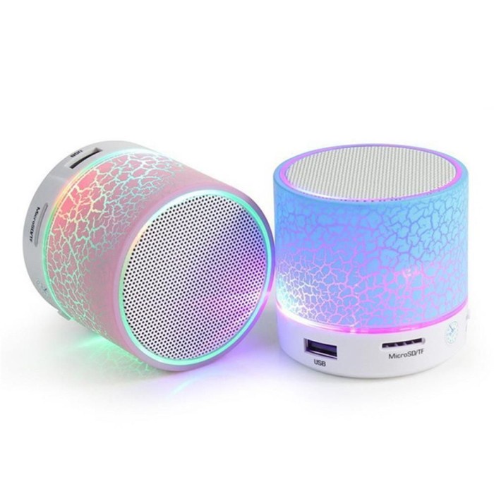 Speaker Bluetooth Mini USB Musik Box Wireless Portable LED(E8C7) Speaker Mini Super Bluetooth TOPER 