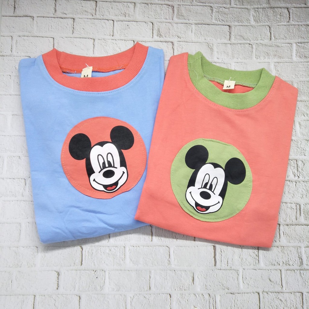 Sweater anak laki laki lucu murah usia 1-5thn 100% import gambar MICKEY FACE SWTR02