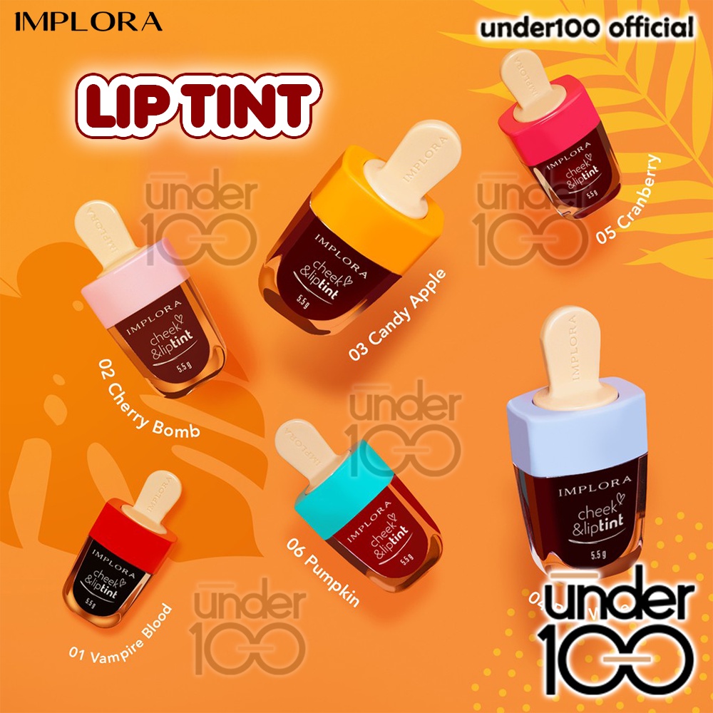 ❤ UNDER100 ❤ IMPLORA (✔️BPOM)  Cheek &amp; Liptint 5.5g | lip tint implora
