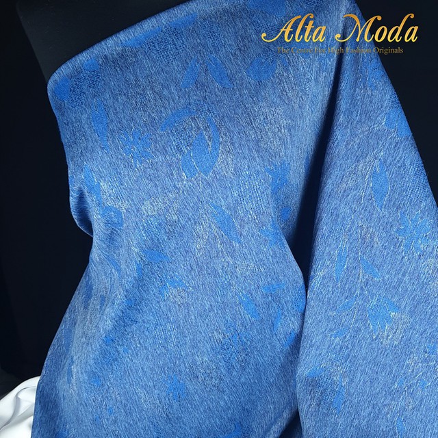 

Alta Moda Kain Denim Bordir High Quality Blue Navy Floral Royal(1.75M)